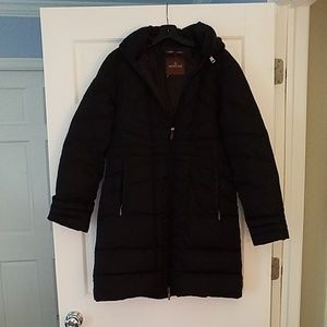 AUTHENTIC Moncler Black Down Mid-length Coat Sz 1